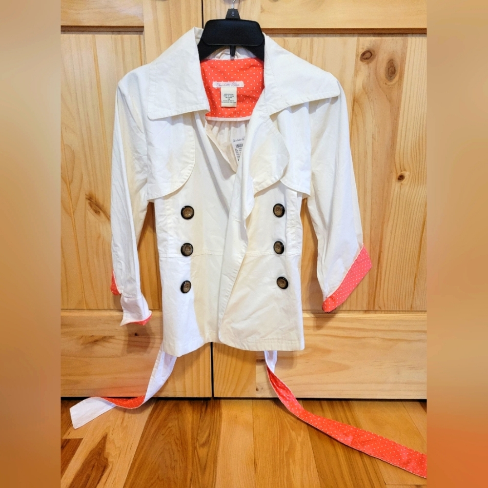 White pea coat